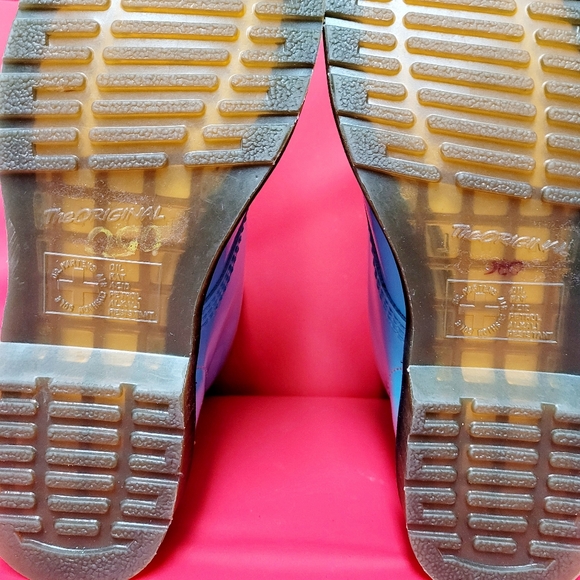 Dr. Martens 1460 Light Blue Patent Leather Women's Boots #27216 size 10 - Picture 9 of 11